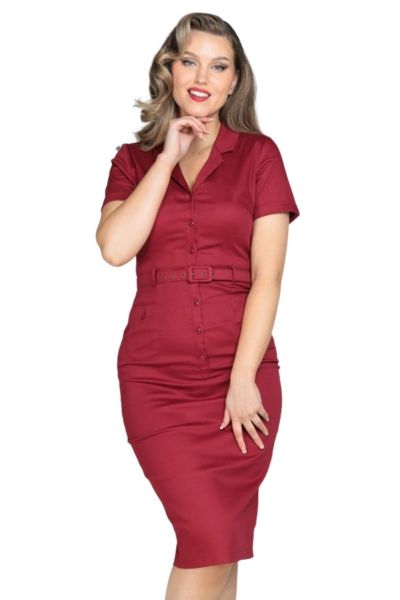 Pencil Dress, CATERINA Wine
