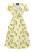 Swing Dress, LYRA Lemon Gingham