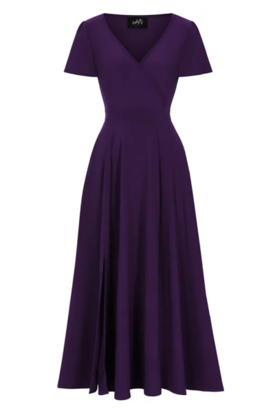 Maxi Dress, LYRA Damson