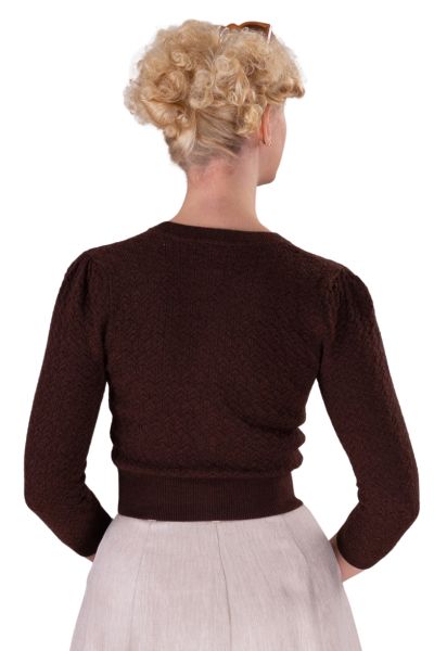 EMMY Cardigan, Delightful Daytime Coffee Melange