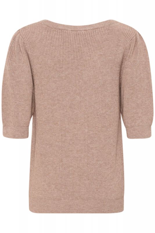 Knitted Top, DELA Light Brown