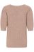 Knitted Top, DELA Light Brown
