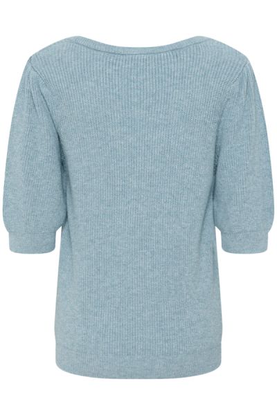 Knitted Top, DELA Dusty Blue