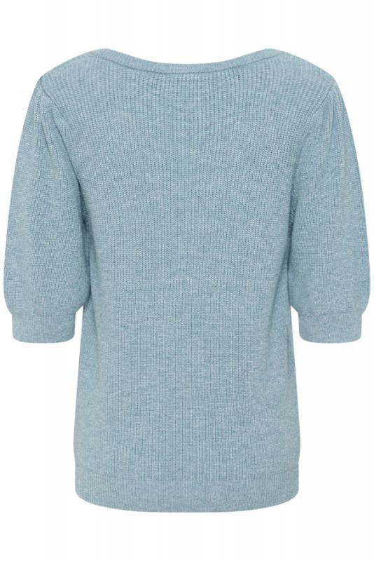 Knitted Top, DELA Dusty Blue