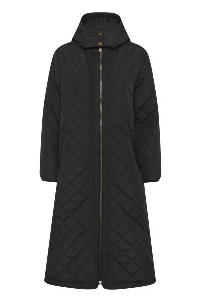 Coat, ARWEN Hood Black Long
