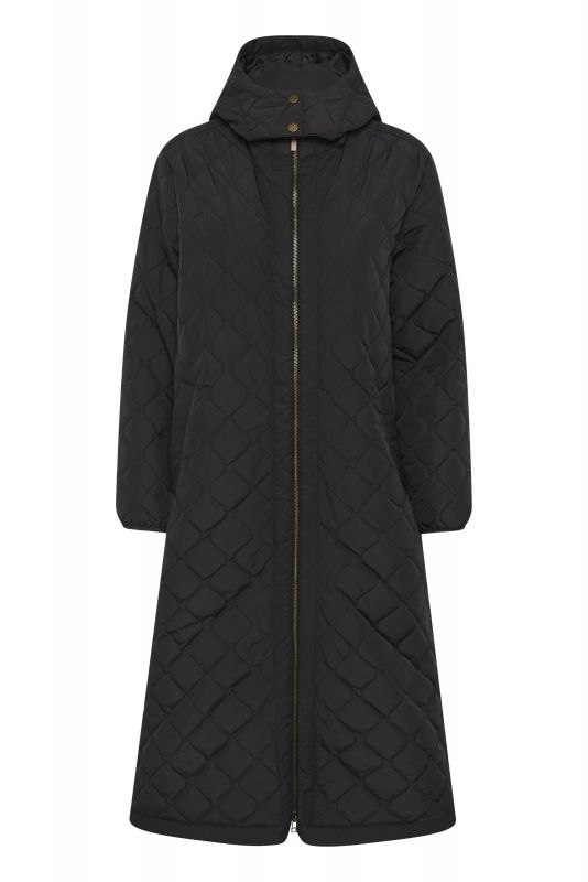 Coat, ARWEN Hood Black Long