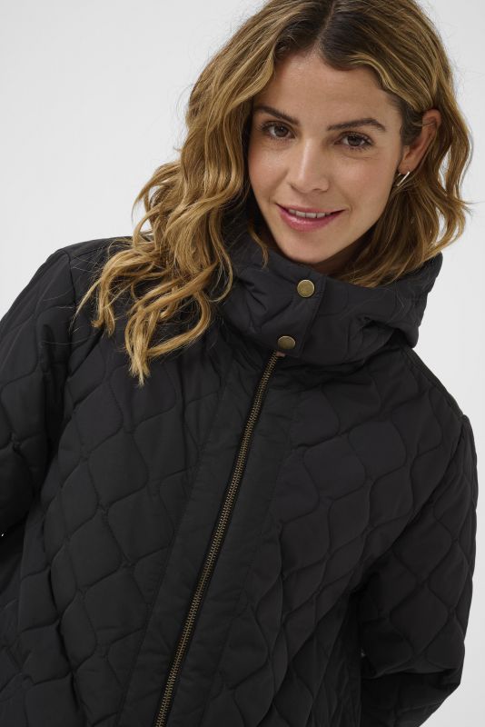 Coat, ARWEN Hood Black Long