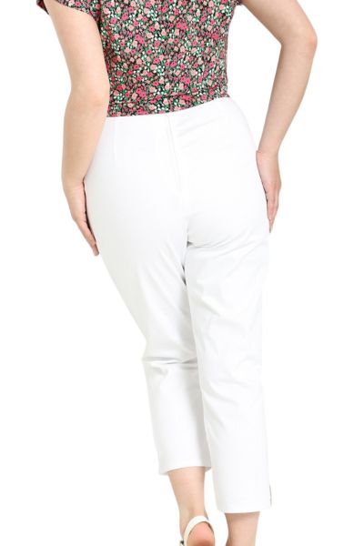 Trousers, PERCY Cigarette White