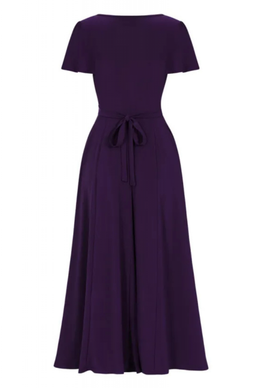 Maxi Dress, LYRA Damson