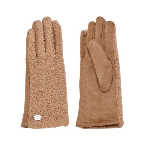 Gloves, TEDDY Taupe