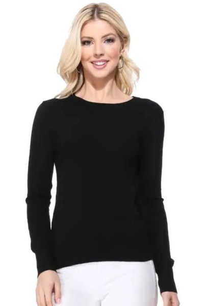 Knitted Top, MAK Basic Knit Black