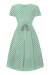 Swing Dress, LYRA Mint Polkadot