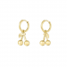 Earrings, CHERRY Gold