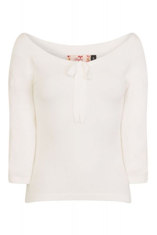 Knitted Top, PRETTY ILLUSION Offwhite
