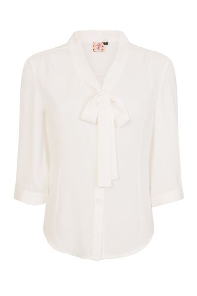 Blouse, PERFECT PUSSYBOW Ivory (14030)