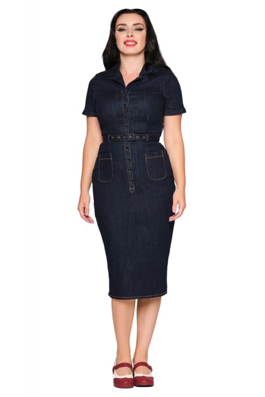 Pencil Dress, CATERINA DENIM