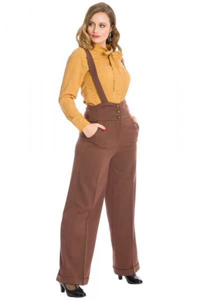 Trousers, HER FAVOURITES Brown (31111)