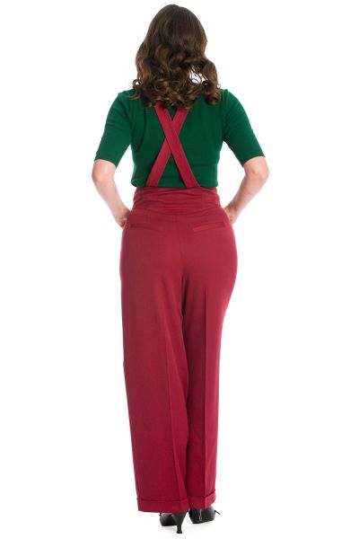 Trousers, HER FAVOURITES Burgundy (31111) 