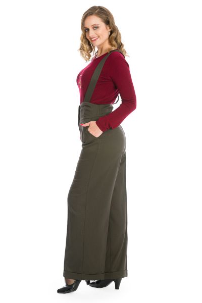 Trousers, HER FAVOURITES Vintage Green (31111)