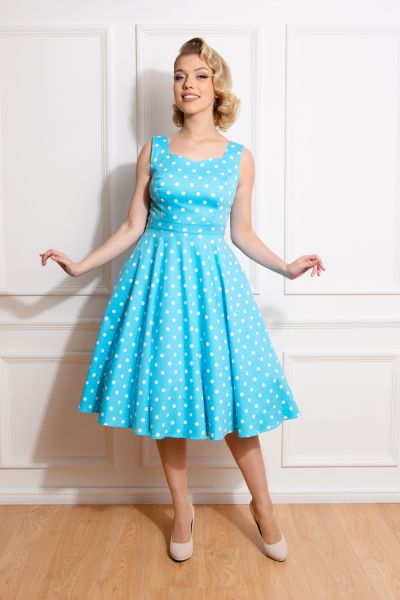 Swing Dress, RUTH Polka (397)