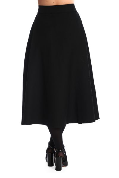Swing Skirt, BOOK WORM Black (25543)