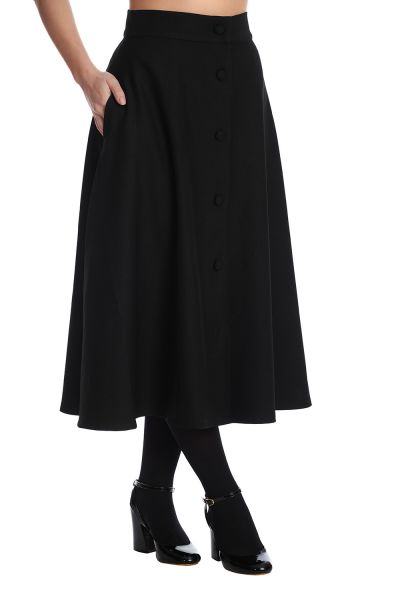 Swing Skirt, BOOK WORM Black (25543)