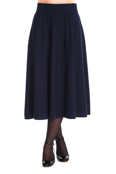 Knitted Skirt, KNIT DREAM Navy (25556)