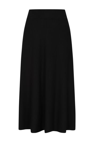 Knitted Skirt, KNIT DREAM Black (25556)