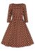 Swing Dress, MILANA Choco (690)