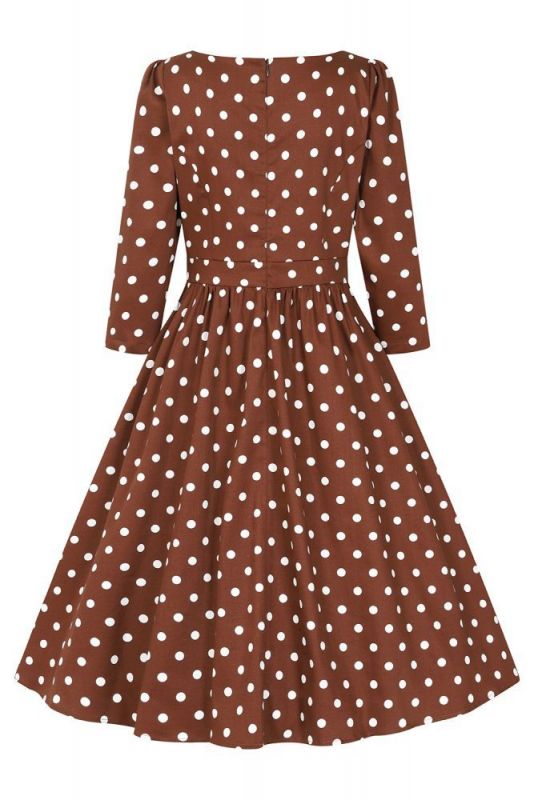 Swing Dress, MILANA Choco (690)