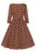 Swing Dress, MILANA Choco (690)