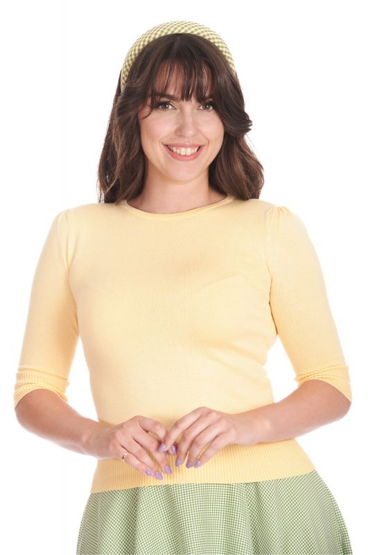 Knitted Top, GRACE Yellow (57178)