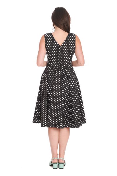 Swing Dress, SUMMER OF SPOTS Black (16931)