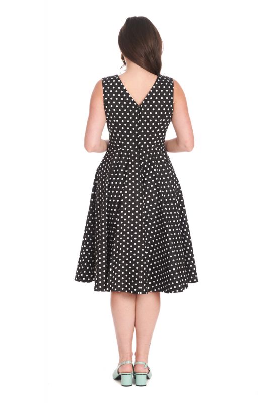 Swing Dress, SUMMER OF SPOTS Black (16931)
