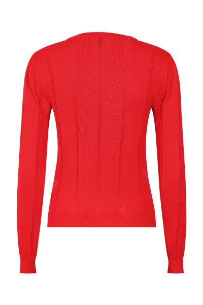 Knitted Top, SHELLY Red (747)