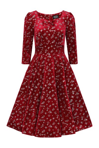 Swing Dress, PARIS Sparkle Red (758)