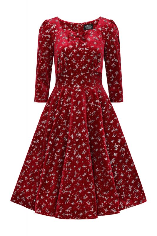 Swing Dress, PARIS Sparkle Red (758)