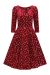 Swing Dress, PARIS Sparkle Red (758)