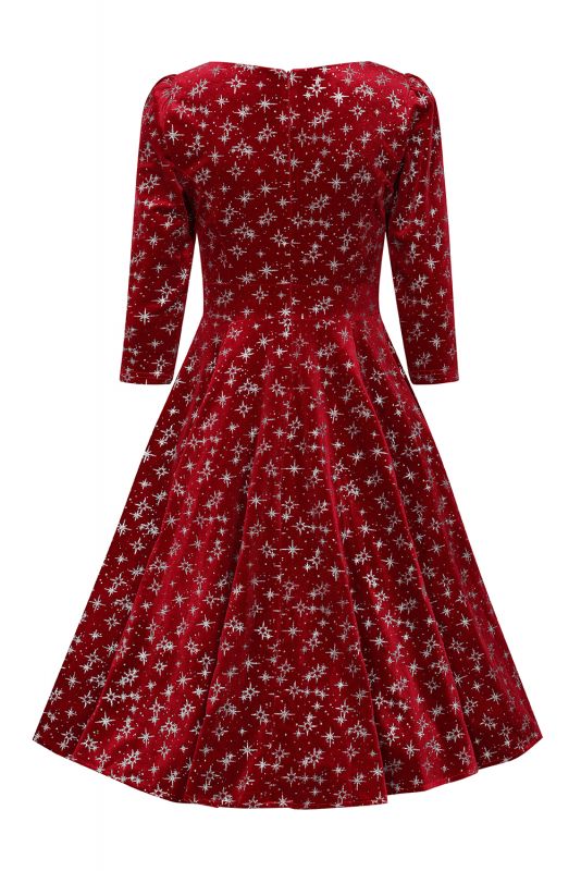 Swing Dress, PARIS Sparkle Red (758)