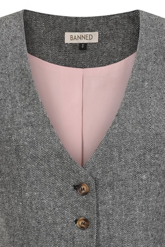 Vest, SELA Herringbone (64011)