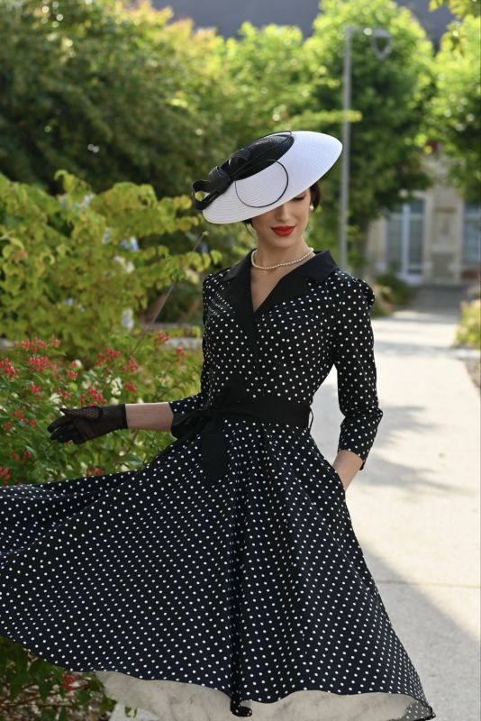 Swing Dress, CORA POLKADOT (835)