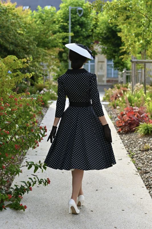 Swing Dress, CORA POLKADOT (835)