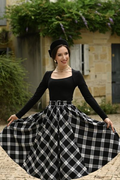 Swing Skirt, LACEY TARTAN (863)