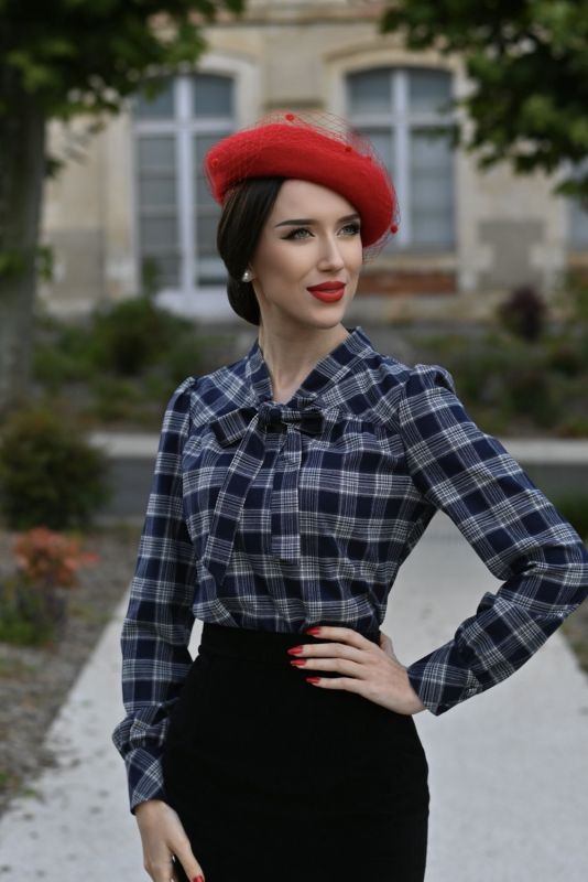 Blouse, JEMIMA TARTAN (870)