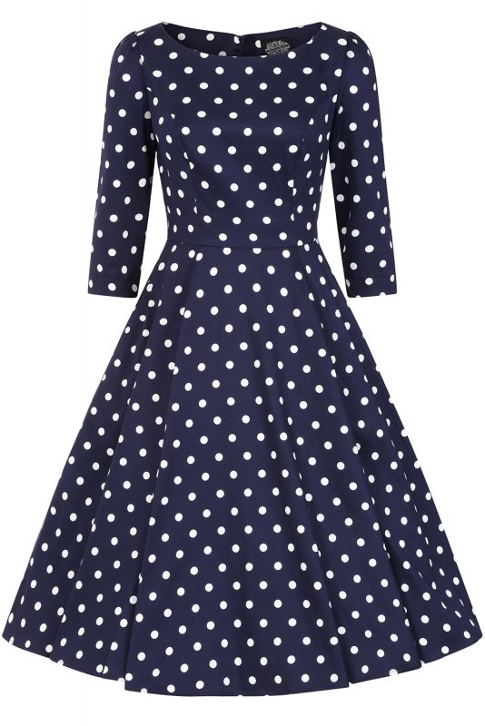Swing Dress, BLAKELY POLKADOT (839)