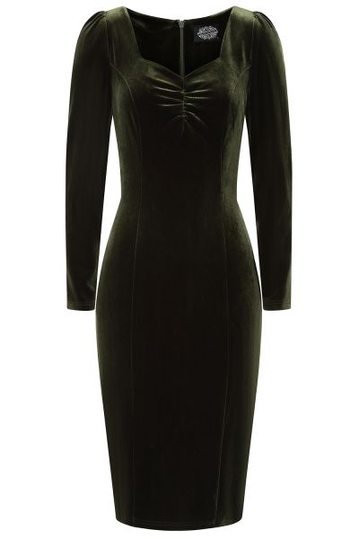 Pencil Dress, CARMEN VELVET (847)