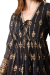 Mekko, GOLD FLORAL Musta Mini