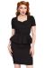 Pencil Dress, PEPLUM BOW (9703)