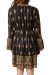 Mekko, GOLD FLORAL Musta Mini