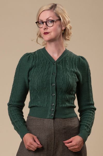 EMMY Cardigan, Ice Skater Peacock